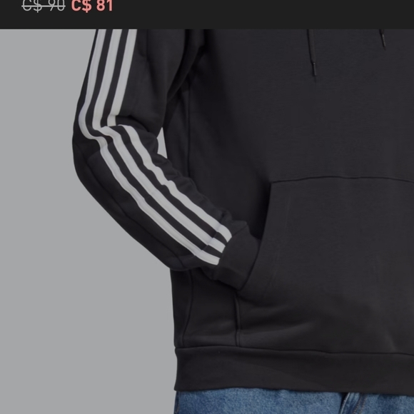 NWT Adidas Hoodie - Pink sz L fits more like a Med - Picture 5 of 8